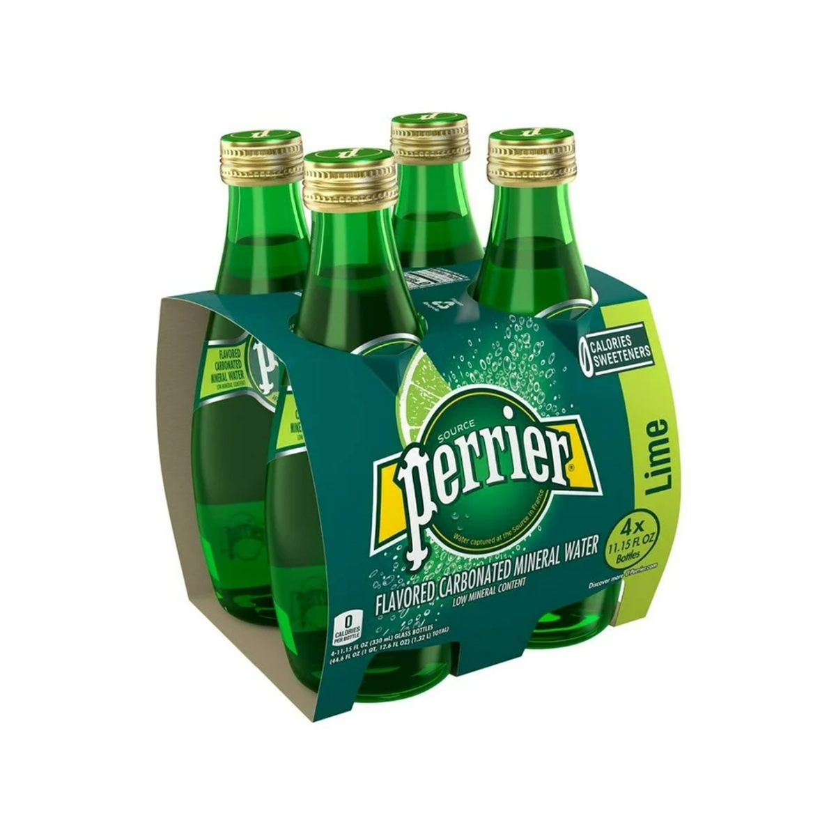 Agua y Bebida-Perrier-Agua Limón Mineral 4 Pack 330ml