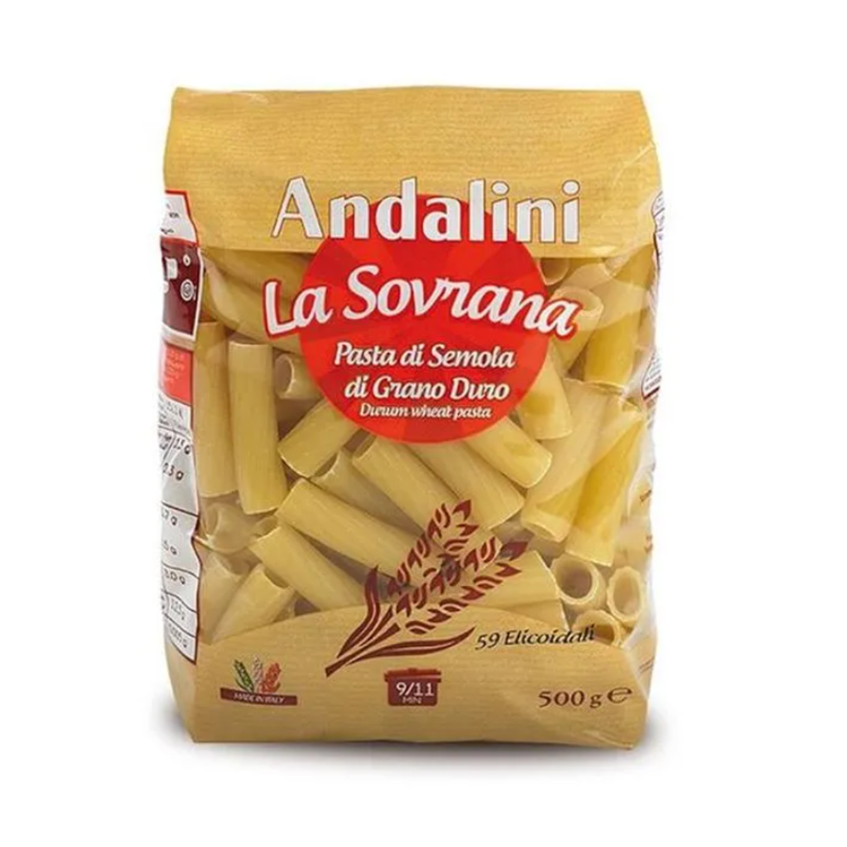 Pastas-Andalini-Elicoidali 500gr