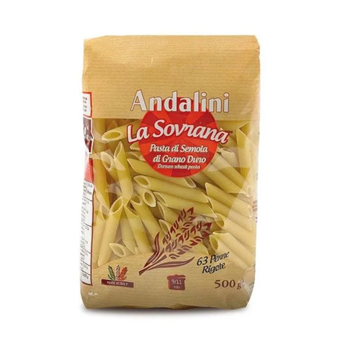Pastas-Andalini-Penne Rigate 500gr