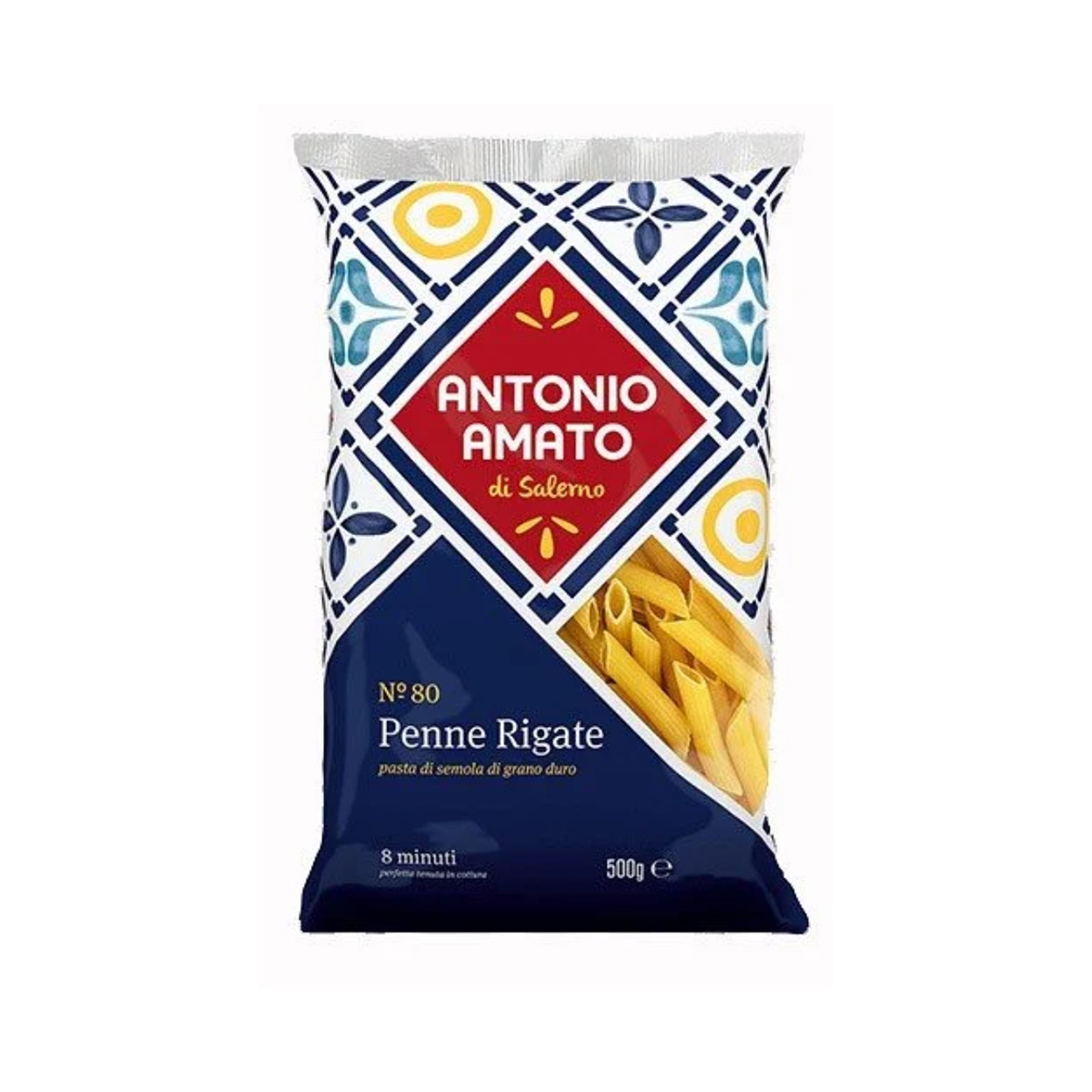 Pastas-Antonio Amato-Penne Rigate 80 500g