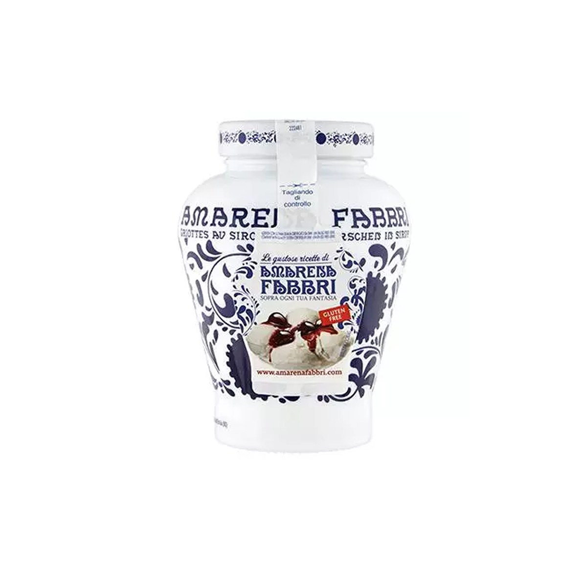 Repostería-Fabbri-Amarena Cerezas Jarabe 800gr